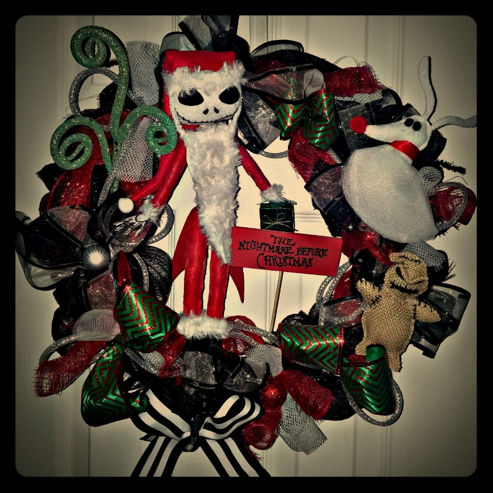 The Nightmare Before Christmas wreath